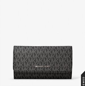Michael Kors Black Tri- Fold Wallet